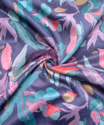 Printed Chanderi Fabric